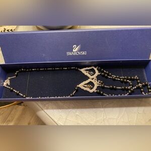 Swarovski Necklace with Black Onix